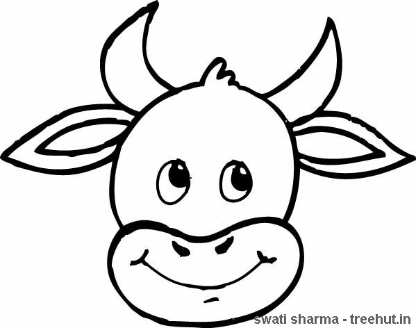 Cow Coloring Pages Cow Head Coloring Pages Kids Coloring Pages 599x472 Cow Coloring Pages Cow Head Coloring Pages Kids Coloring Pages
