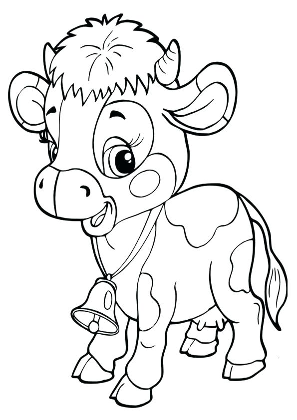 Cow Coloring Book As Well As Drawn Cattle Coloring Page 4 68 595x842 Cow Coloring Book As Well As Drawn Cattle Coloring Page 4 68