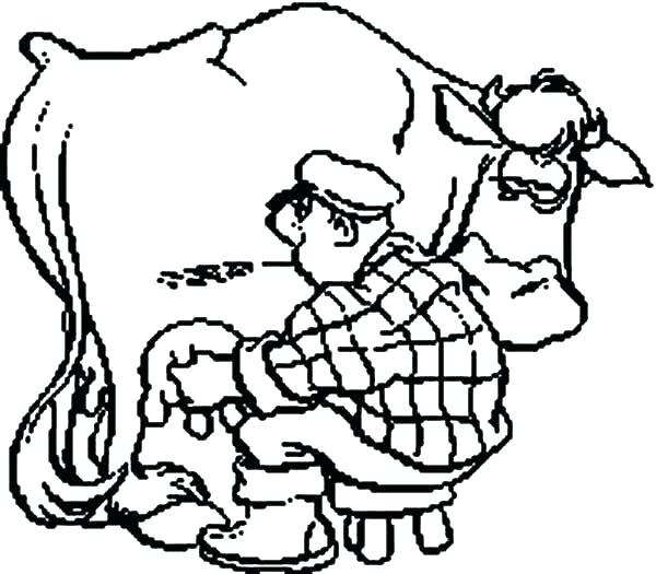 600x525 Coloring Pages Cow Cow Coloring Book Cow Coloring Book Cow