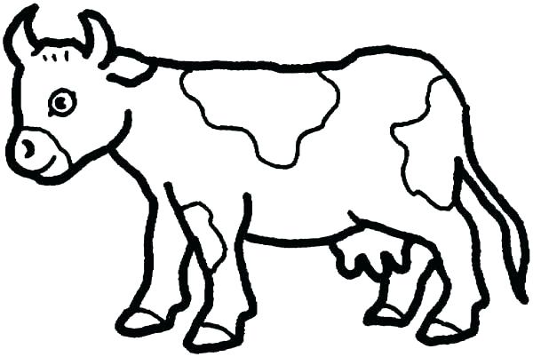 600x402 Cow Coloring Page Milking Cow Milking Cow Coloring Pages Milking