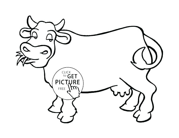728x562 Cartoon Cow Coloring Pages Impair.co