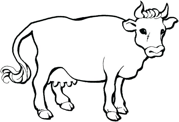 Cow Coloring Pages Free Printable at GetColorings.com | Free printable ...