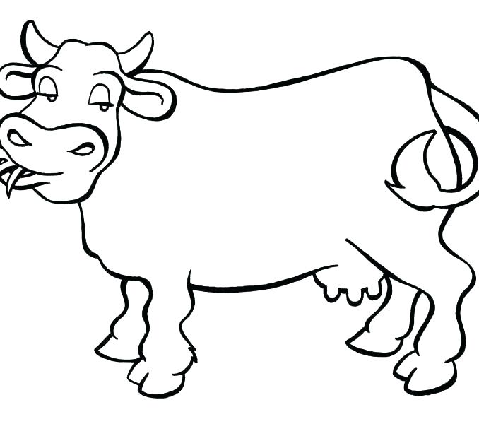 Cow Head Coloring Page at GetColorings.com | Free printable colorings ...