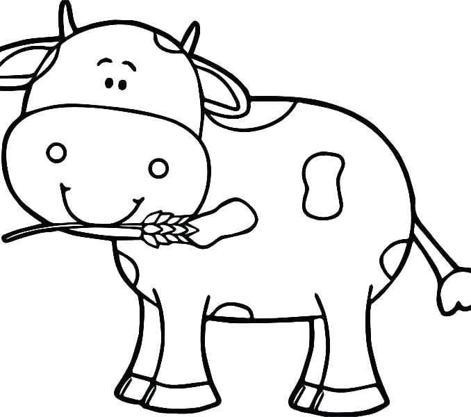 678x600 Cow Printable Coloring Pages Cow Coloring Page Large Size Of Cow