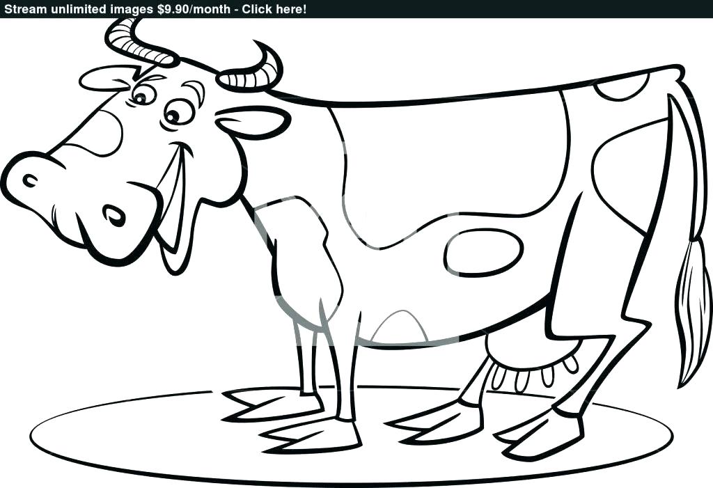 1024x701 Cow Printable Coloring Pages