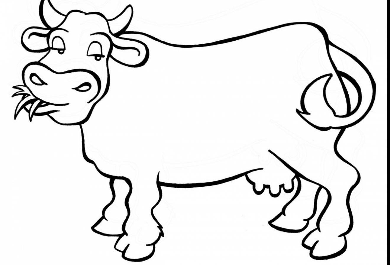1320x900 Cow Coloring Page Free Printable Impressive Pages For Kids Cowboy