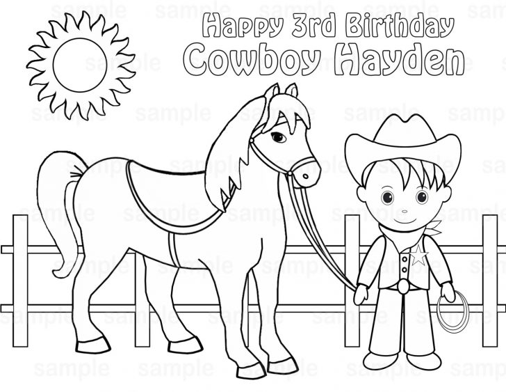 728x563 Western Coloring Pages Cartoon Saddle Cartoons Boots Meadowlark