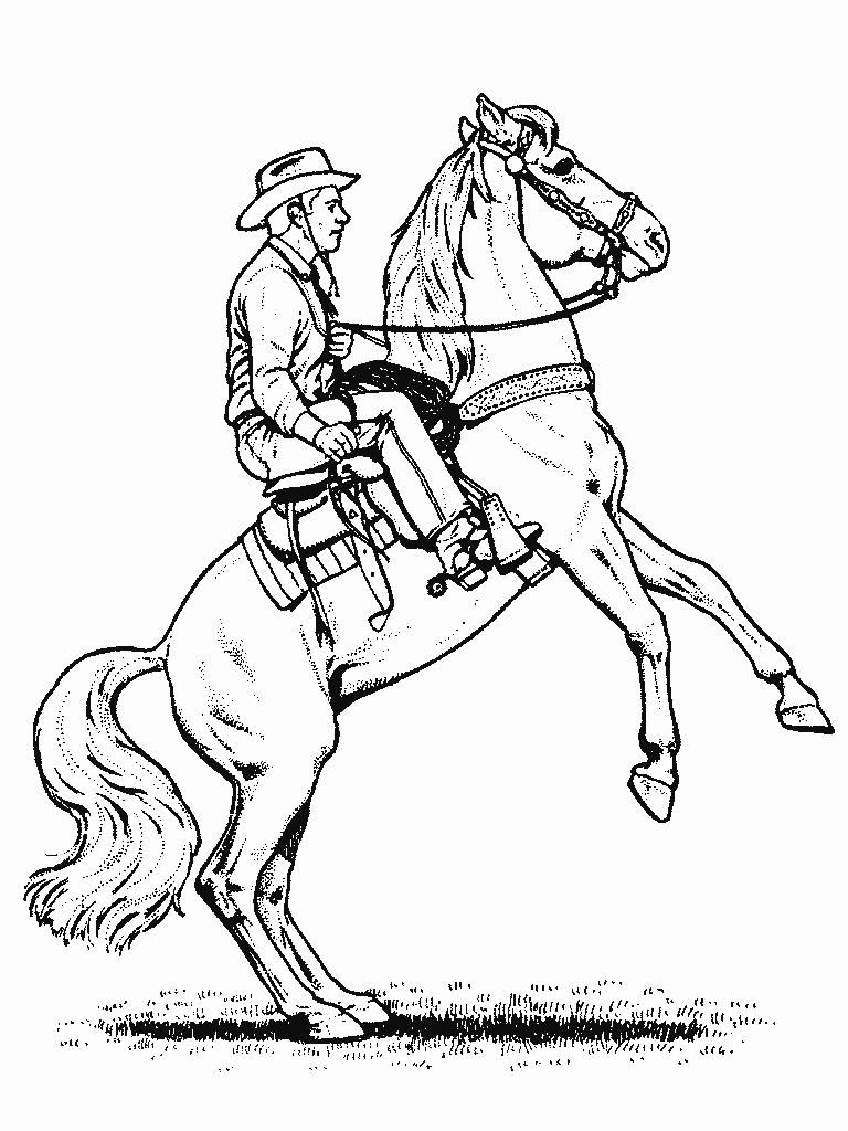 768x1024 Cowboy Coloring Cowboy Coloring Pages For Kids