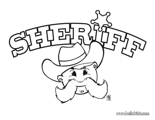 Cowboy Coloring Pages