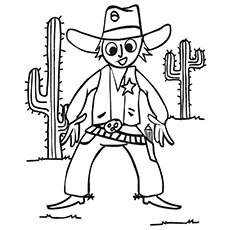 230x230 Top 25 Free Printabe Cowboy Coloring Pages Online