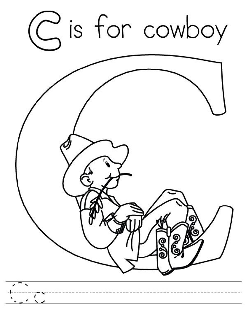 1022x1254 Cowboy Coloring Pages