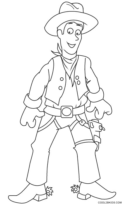 420x700 Printable Cowboy Coloring Pages For Kids Cool2bkids