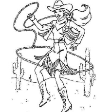 Cowboy Cowgirl Coloring Pages at GetColorings.com | Free printable ...