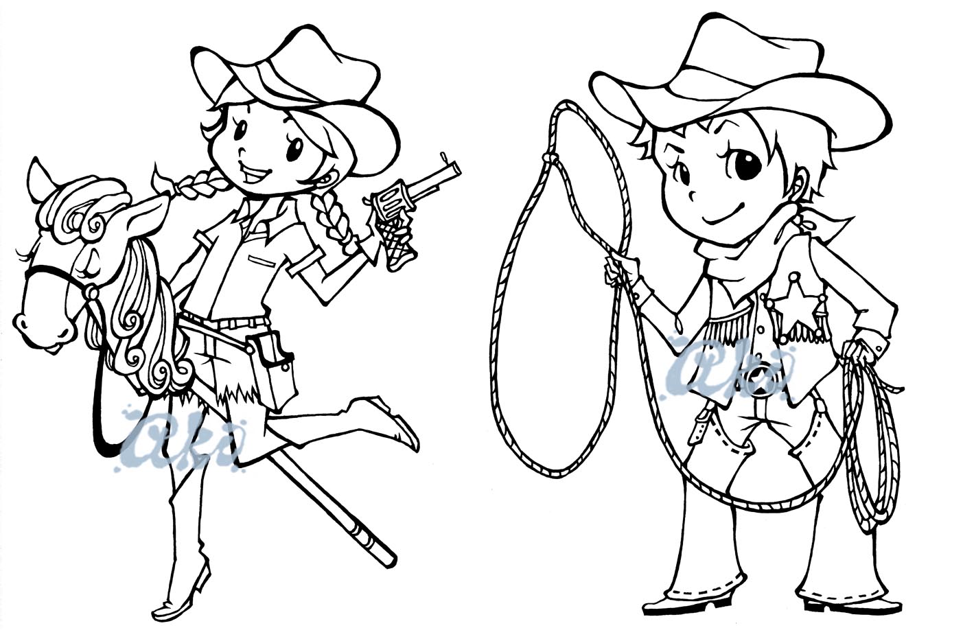1403x934 Unconditional Cowgirl Coloring Pages Cowboy And By Solomon