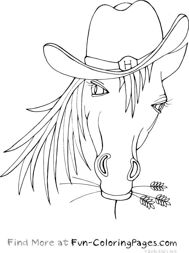 Funny Horse Coloring Pages 663x886 Funny Horse Coloring Pages