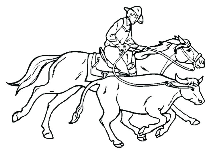 Western Horse Coloring Pages Professional 736x538 Western Horse Coloring Pages Professional