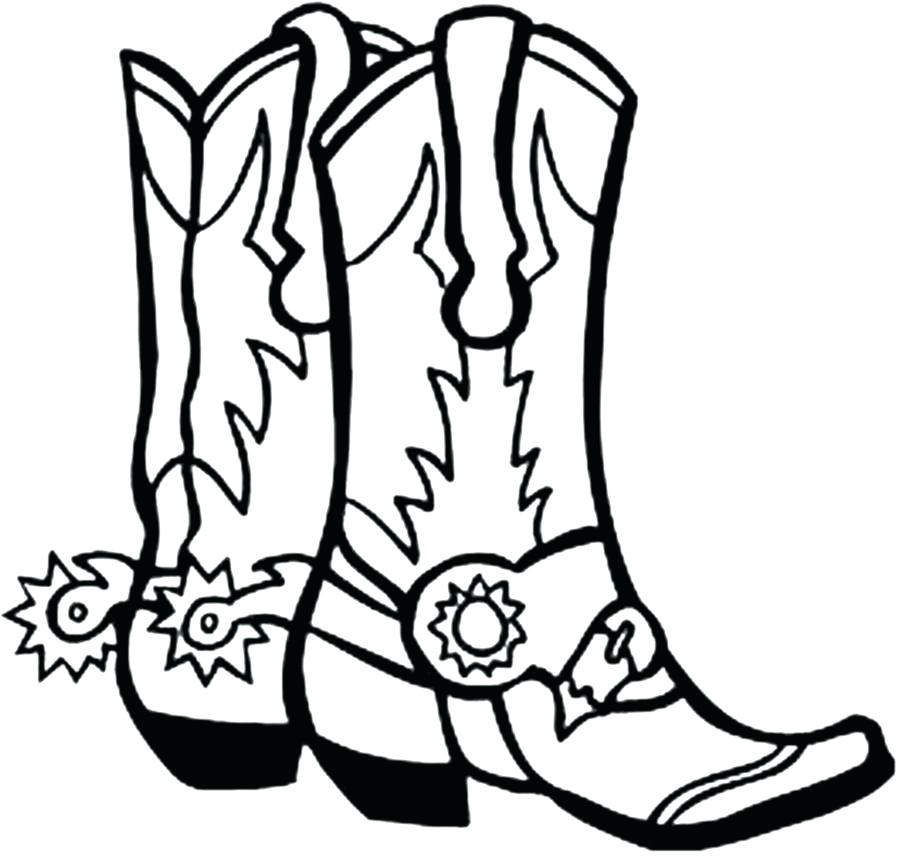 903x857 Cowboy Coloring Books Plus Boot Coloring Page Cowboy Coloring Page