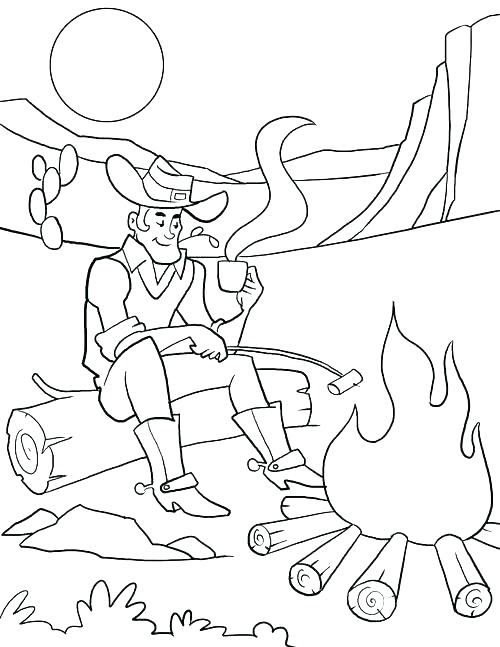500x647 Cowboy Hat Coloring Pages Western Coloring Pages To Print