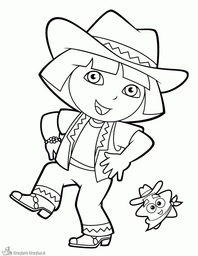 792x1024 Better Cowgirl Coloring Pages Printable 3218