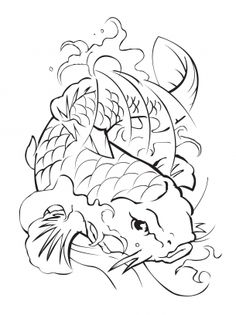 236x315 Pez Koi Por Abrahamgart { Sketches } Koi, Tatoo