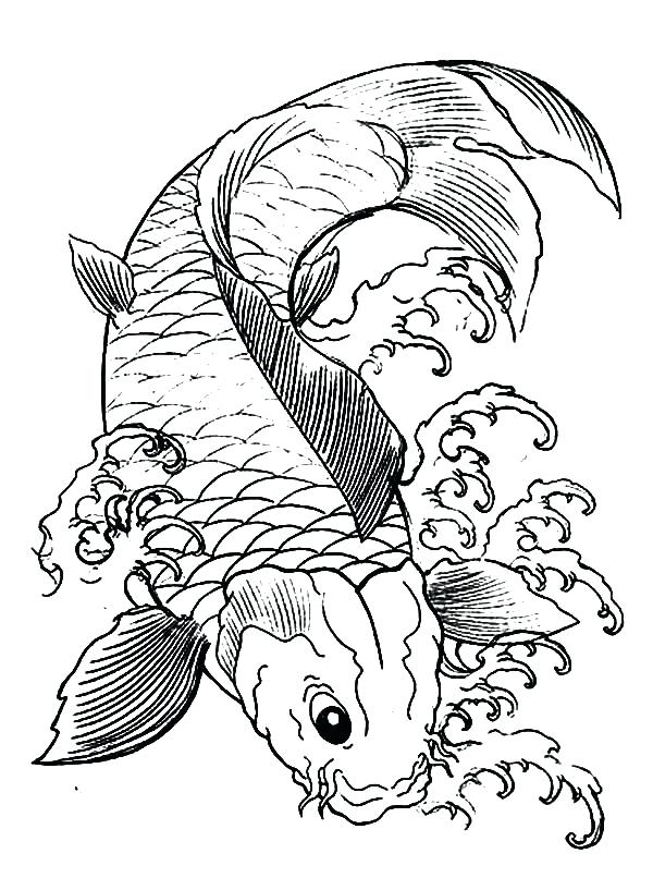 600x806 Fish Coloring Pages Download Print Online Fish Coloring Pages