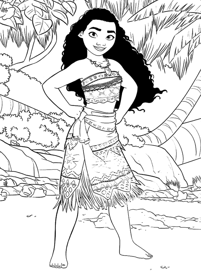 640x862 Top 10 Moana Coloring Pages Free Printables Moana, Sample