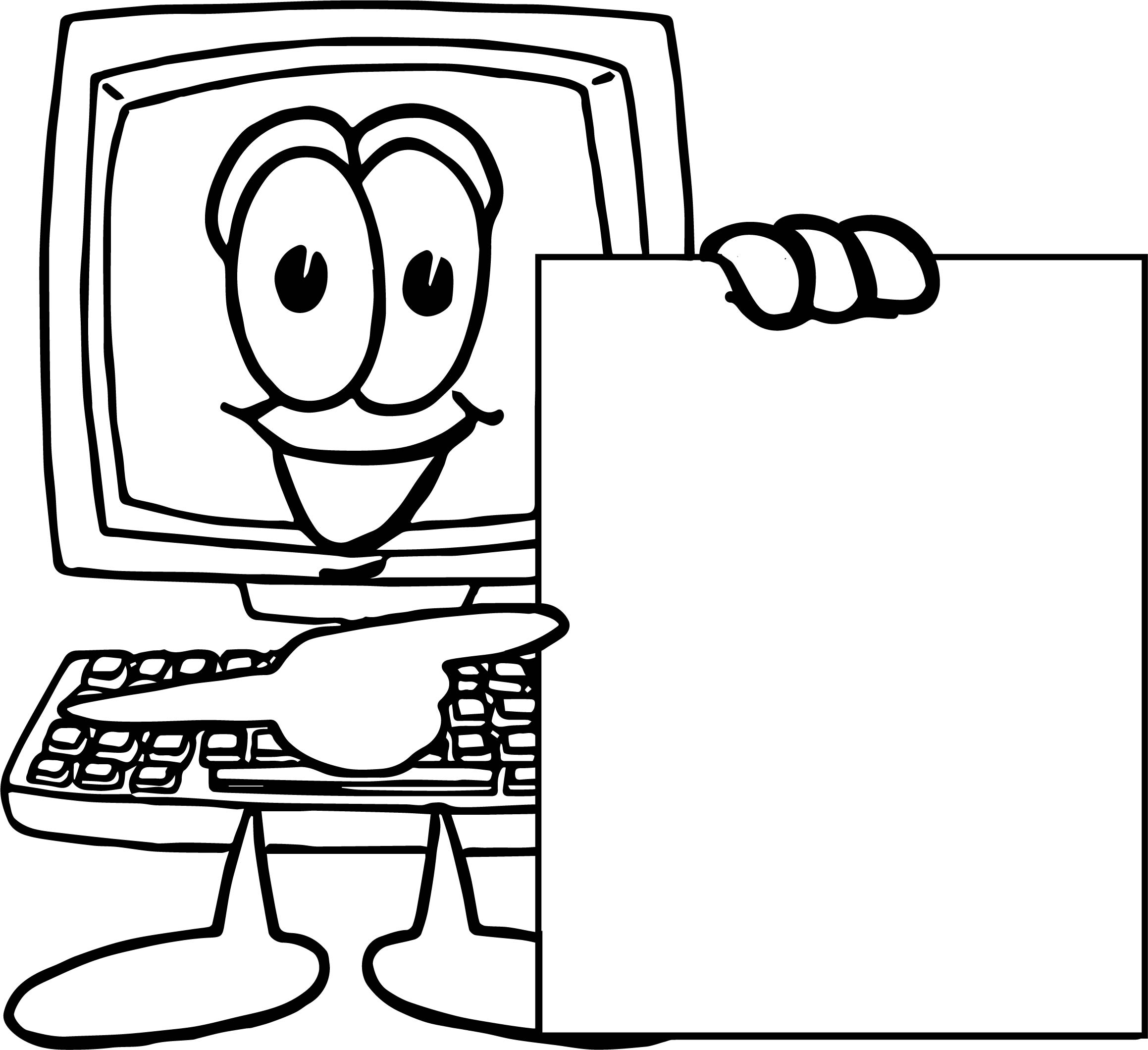 2318x2120 Computer Coloring Page Parts Pages Technology