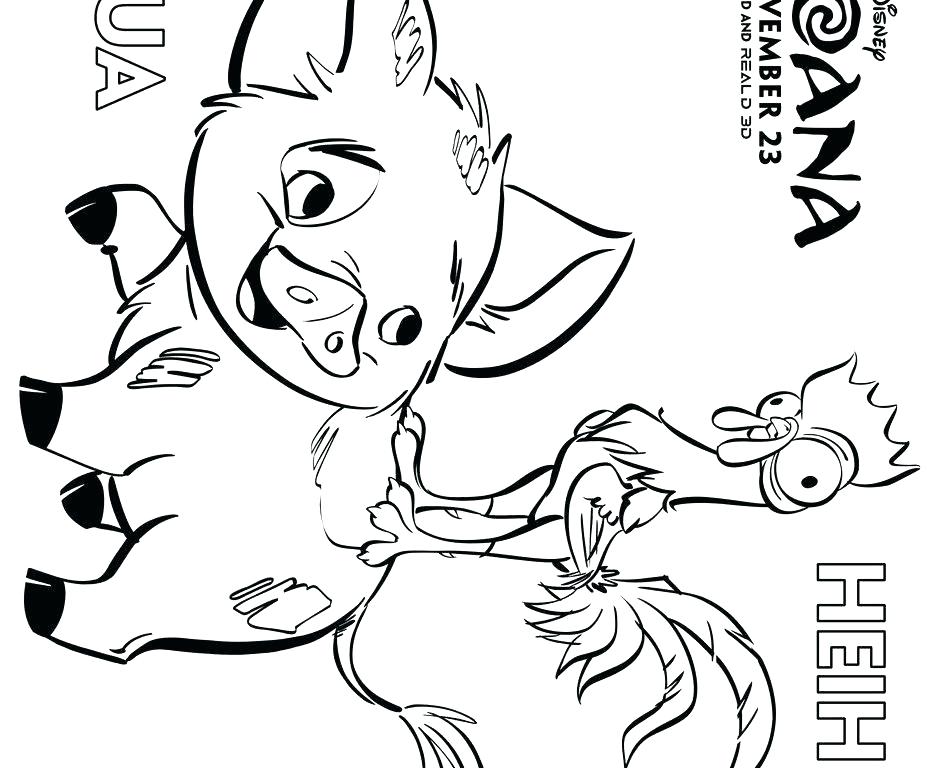 927x768 Free Moana Coloring Pages