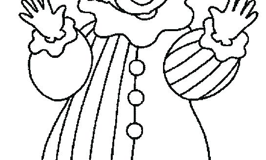 545x329 Clown Coloring Pages Free Clown Coloring Pages Fish Printable Page