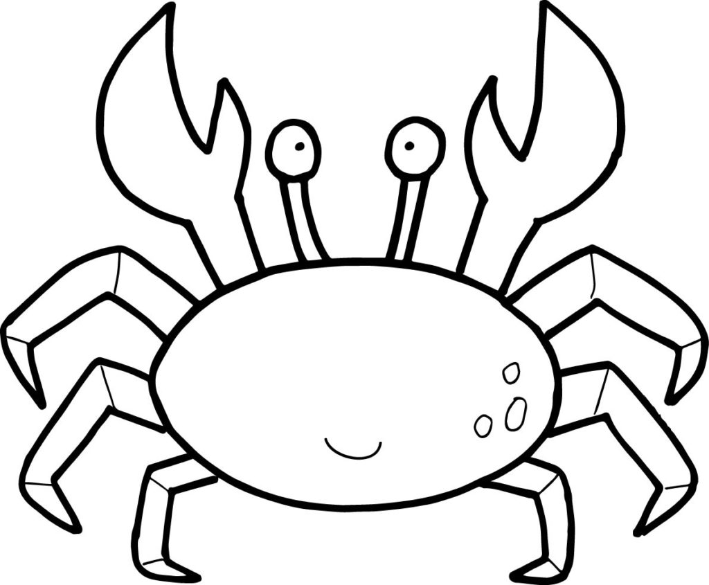 Crab Coloring Pages