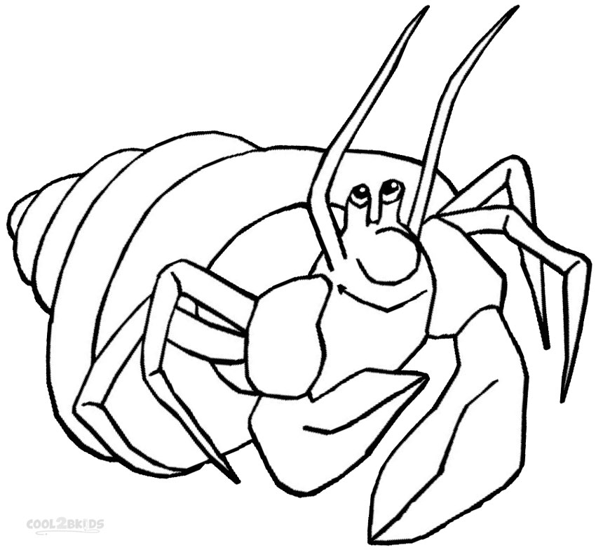 Printable Hermit Crab Coloring Pages For Kids Cool2bkids 850x784 Printable Hermit Crab Coloring Pages For Kids Cool2bkids