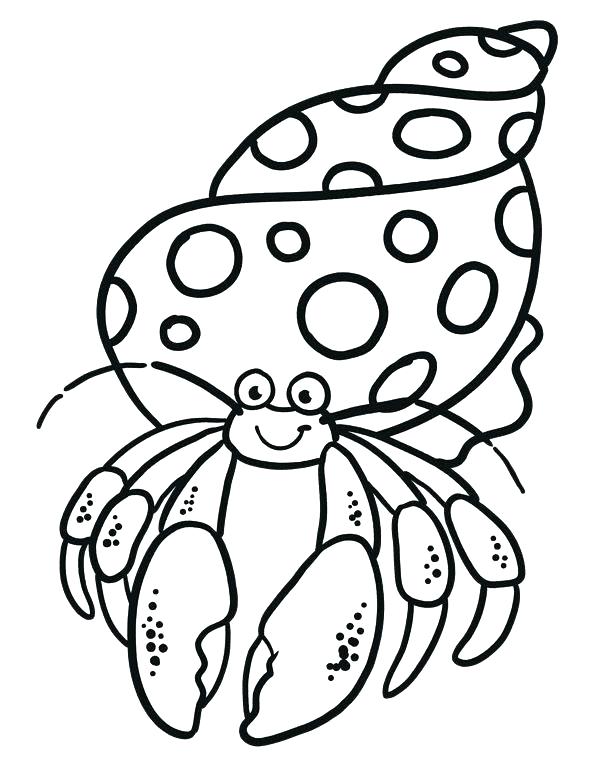 Coloring Pages Crab Impair.co 595x770 Coloring Pages Crab Impair.co