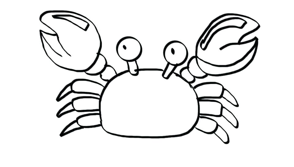 Crab Coloring Pages Crab Coloring Page Free Printable Undersea 960x544 Crab Coloring Pages Crab Coloring Page Free Printable Undersea