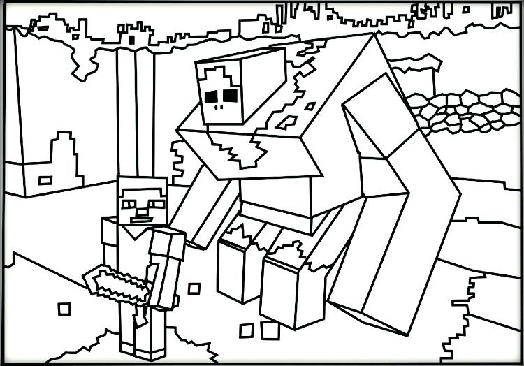 750x524 Minecraft Color Page Mine Craft Coloring Pages Coloring Pages Best