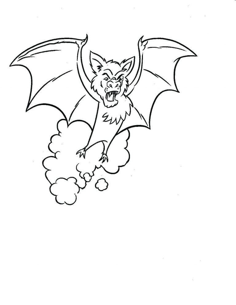 768x994 Bat Coloring Pages Preschool Copy Page 17 F Printable Batman