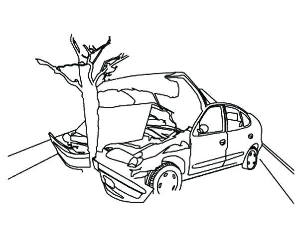 Colouring Pages Of Car Crash 600x463 Colouring Pages Of Car Crash