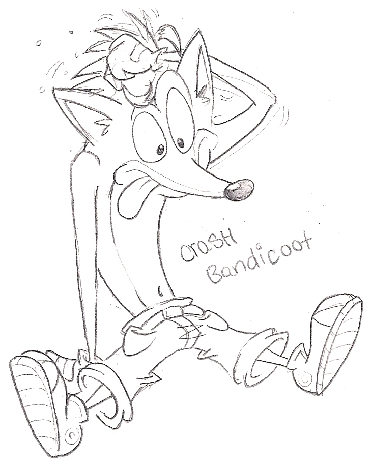 Crash Bandicoot Coloring Pages Curiosidades De Caio 731x922 Crash Bandicoot Coloring Pages Curiosidades De Caio