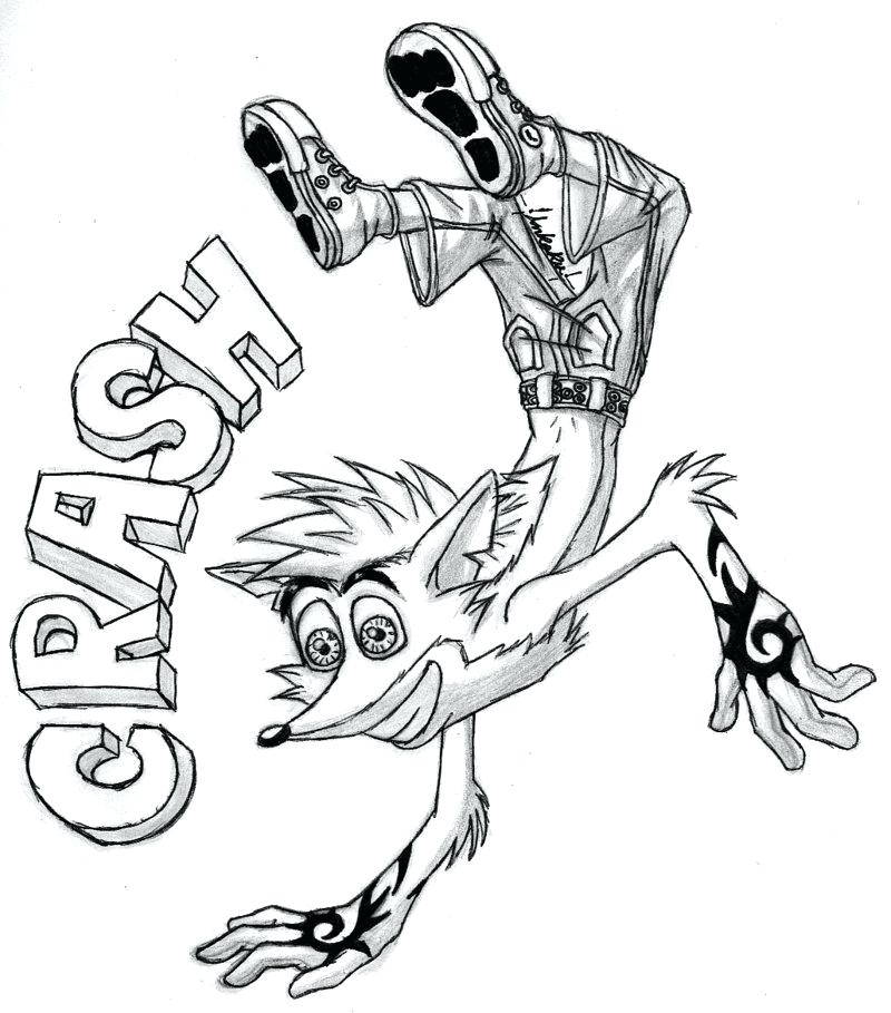 Crash Bandicoot Coloring Pages Crash Coloring Pages Crash 800x909 Crash Bandicoot Coloring Pages Crash Coloring Pages Crash