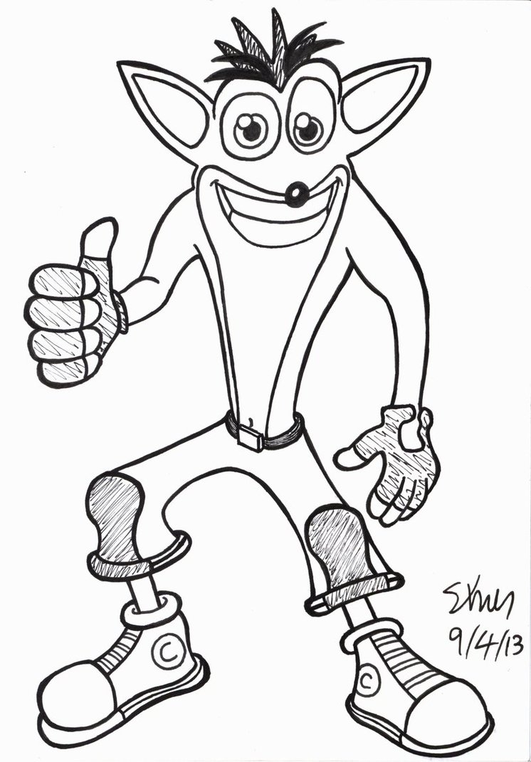 25 Crash Bandicoot Coloring Pages Images Free Coloring Pages 746x1070 25 Crash Bandicoot Coloring Pages Images Free Coloring Pages