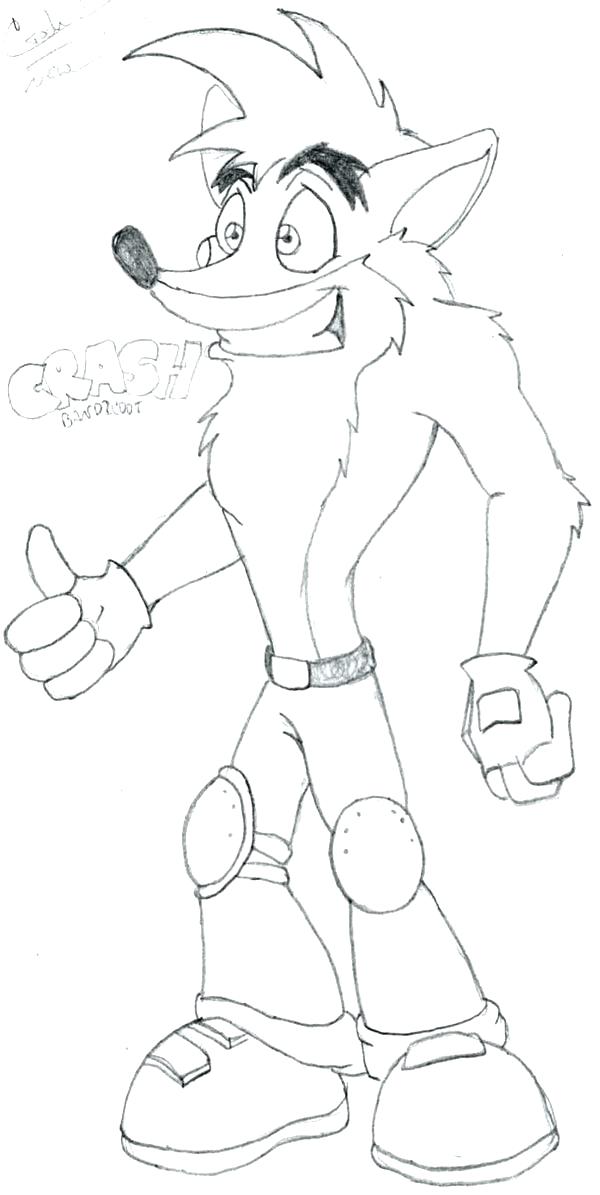 Crash Bandicoot Coloring Pages Crash Coloring Pages New Crash 600x1195 Crash Bandicoot Coloring Pages Crash Coloring Pages New Crash