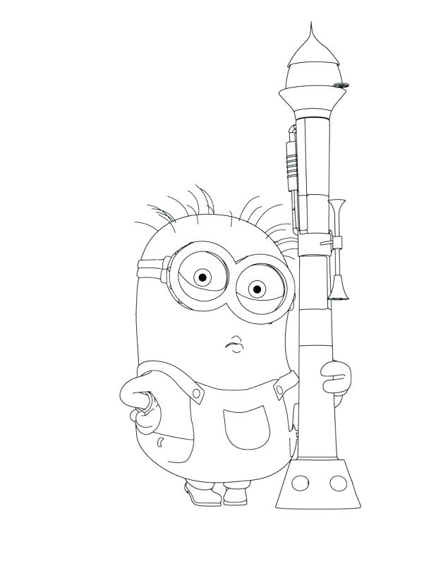 Crash Bandicoot Coloring Pages Minion Trumpet Despicable 618x799 Crash Bandicoot Coloring Pages Minion Trumpet Despicable