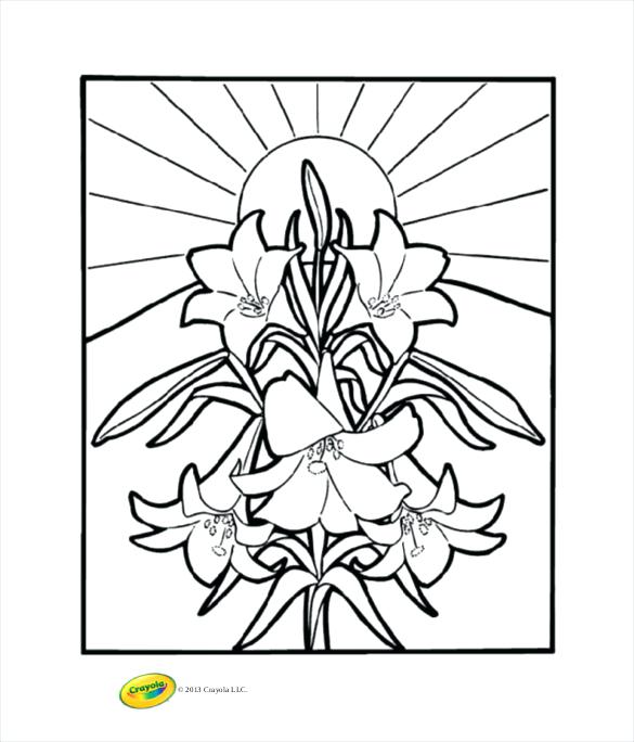 Easter Coloring Book 585x684 Easter Coloring Book