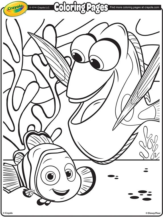 572x762 Finding Dory, Dory Amp Nemo On Coloring