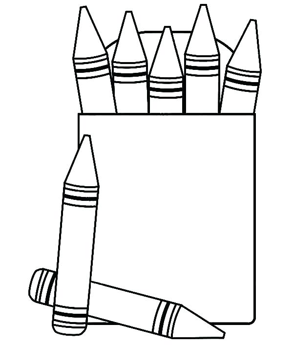 Crayon Coloring Sheet Kids Lifting Box Crayons Coloring Pages Best 600x708 Crayon Coloring Sheet Kids Lifting Box Crayons Coloring Pages Best