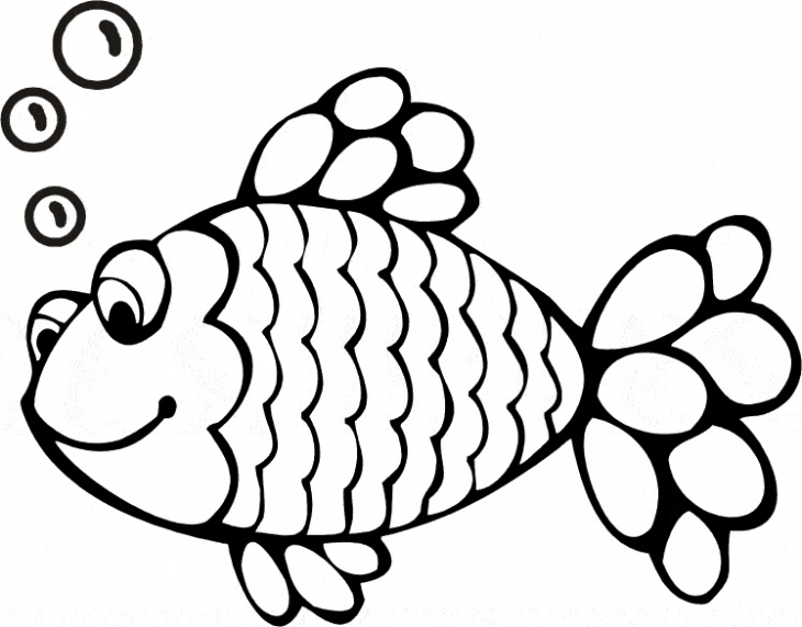 730x571 Best Fish Coloring Sheets Kids Free 1410 Printable
