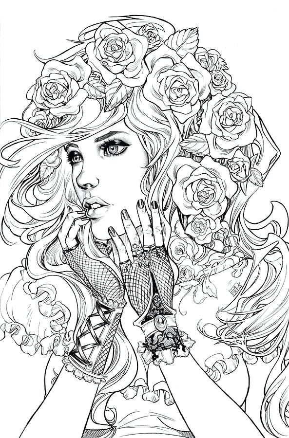 Hair Bows Coloring Pages 593x900 Hair Bows Coloring Pages