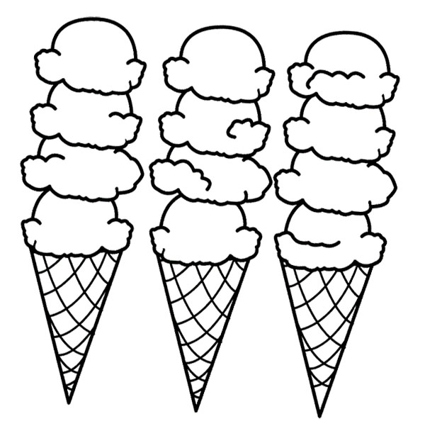 600x608 Ice Cream Colouring Pages Fancy Ice Cream Coloring Pages 16