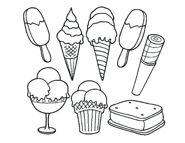 600x464 Coloring Pages Ice Cream Ice Coloring Pages Beautiful Ice Cream