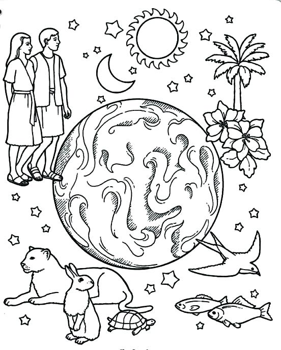 Creation Coloring Pages Pdf 552x688 Creation Coloring Pages Pdf