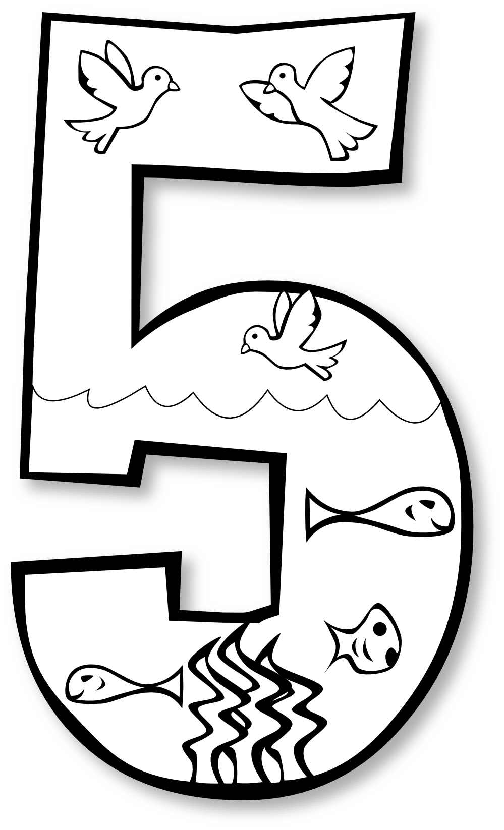 Cool Creation Day 5 Number Ge 2 Black White Line Art Scalable 999x1646 Cool Creation Day 5 Number Ge 2 Black White Line Art Scalable